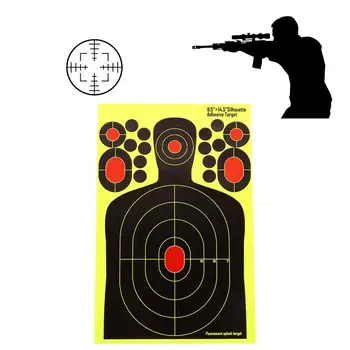 

Paper Target Target Stickers Hunting Bow Rifle Practice Yellow Shotgun Archery Economic Training Shooting Target