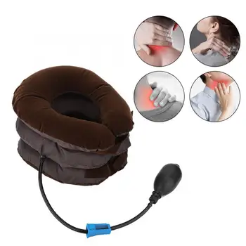 

Inflatable Cervical Vertebra Tractor Protector Neck Brace Support Fixation Traction Instrument(
