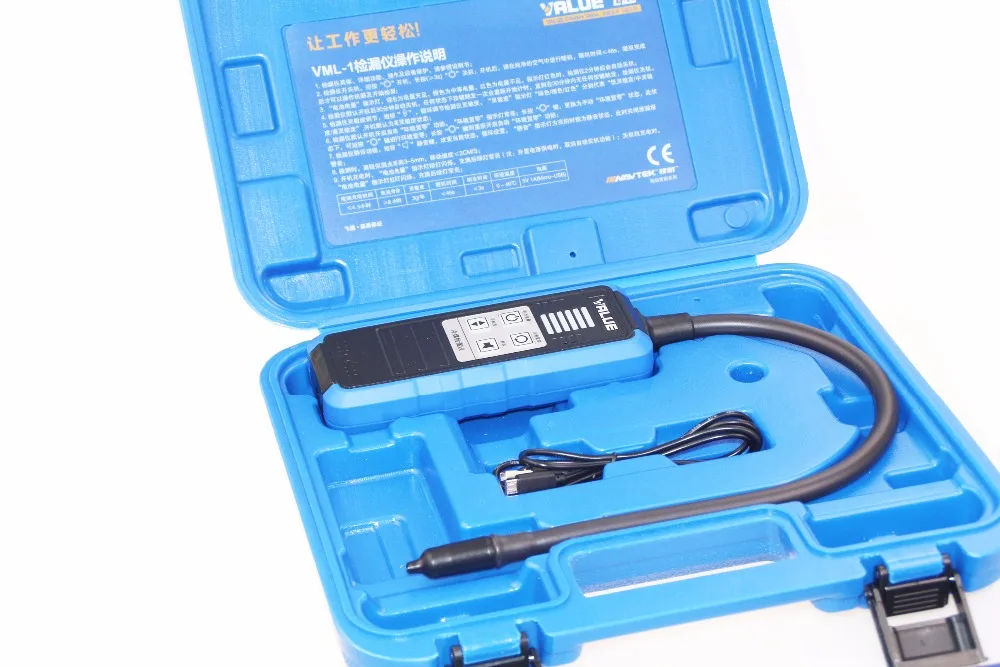 

Free Shipping VML-1 Leak Detector R410a R32 Refrigerant Snow Refrigerator Air Conditioner Halogen Detector