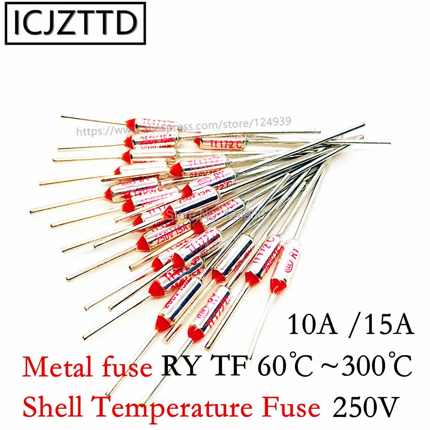 Thermal fuse fusionner stored sicherung. fusibile 180 º/10a/250v fuse 