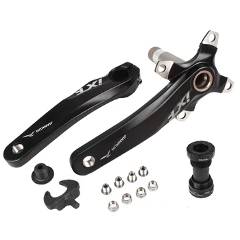 

Axis Mountain Bicycle Bottom Bracket Part Bike Crank Set Hollowed Left Right Sports Arm Aluminum Alloy Cycling Centre Shaft