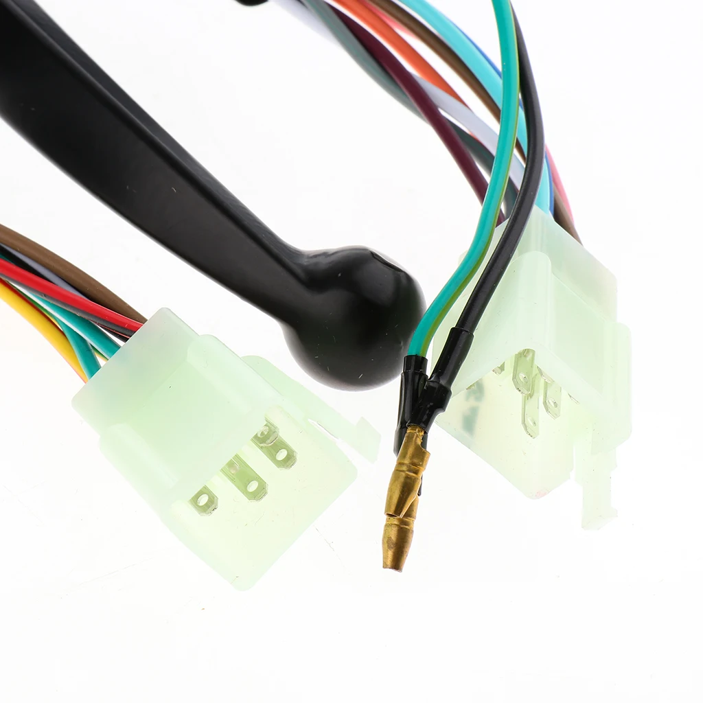 1 Pair Alloy Waterproof Headlights Switch Control Dual Handlebar Control Assembly for Cafe Racer