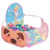 1.2M kids Playpen Playground Child Ball Pit Balls Dry Pool with Basketball Hoop Children's Tent Park Portable Kids Balloons Toys 2