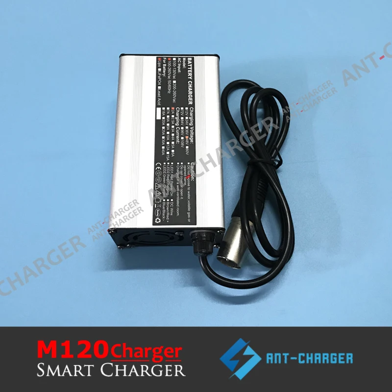 10.95V 6A Smart Charger for 9V9.6V 3s 3V3.2V LiFePO4 Battery Pack Aluminum Alloy Shell 100-240Vac Input (2)