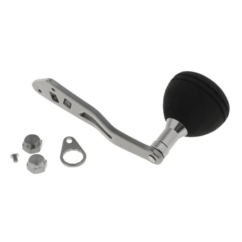 

Comfortable Reel Replacement Power Handle Aluminum Alloy EVA Knob Rocker Durable Hole