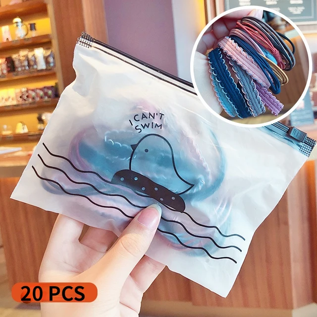 10/50/100 Pcs/Set Women Girls Colors Soft Scrunchies Elastic Hair Band Lady Lovely Solid Rubber Bands Female Hair Accessories 22-20 Pcs