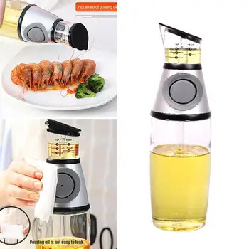 

Non-Drip Oil Bottle Kitchenware 250Ml Kitchen Glass pour Bottle Tableware Olive Vinegar Oil Leakproof Bottle Dispenser