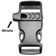 5 шт. многофункциональный свисток пластиковый ошейник для животных Рюкзак Пряжка Паракорд Браслет пряжка аксессуары для багажа 20 мм Пряжка