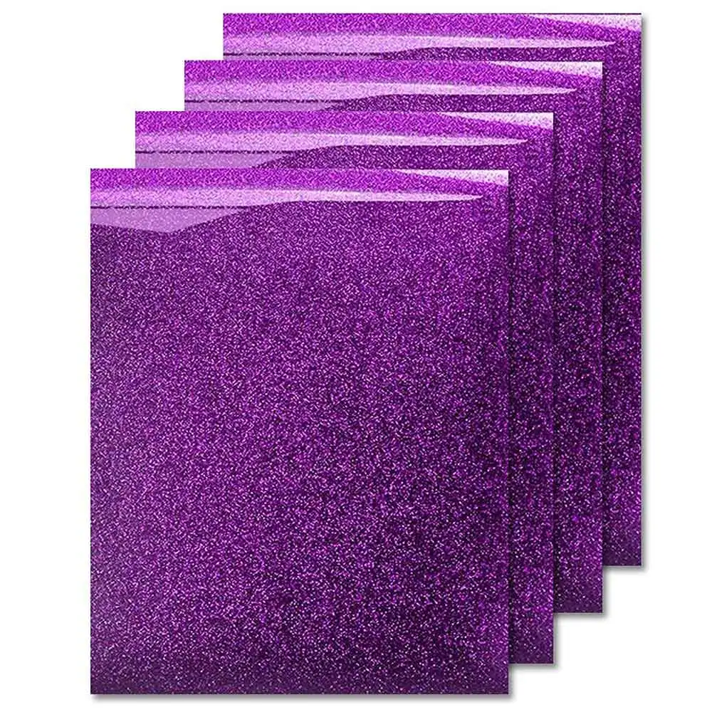 7 purple vinyls Термопереводная блестящая виниловая пленка 10*12 дюймов, 7 листов, переводная виниловая железная пленка для одежды, HTV рубашка, высокоэластичная Декоративная пленка, легко режется - Цвет: 7 purple vinyls