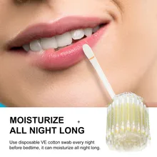 100Pcs Disposable Vitamin E Cotton Swabs Applicators for Lip Gum Care