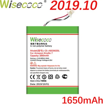 

Wisecoco 1650mAh CS-ABD063SL For amazon kindle 7 7th Gen 6" E-Reader 265360 265360-03 58-000151 WP63GW 58-000083 Battery