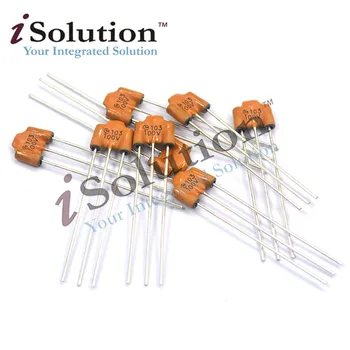 

50PCS DSS6NZ82A103Q55B 10nF 100V 103 6A EMI Static noise three end filter New and Original
