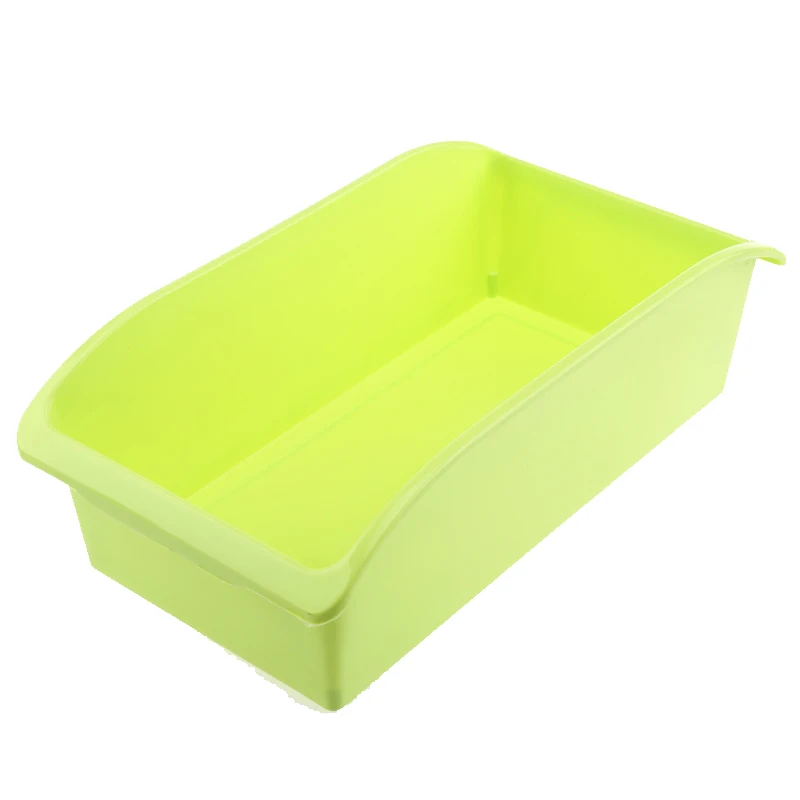 1 шт. ящик для хранения холодильника кухонный пищевой контейнер свежий разделитель слой стеллаж для хранения выдвижной ящик свежий сортировочный Органайзер - Цвет: 36x16cm green