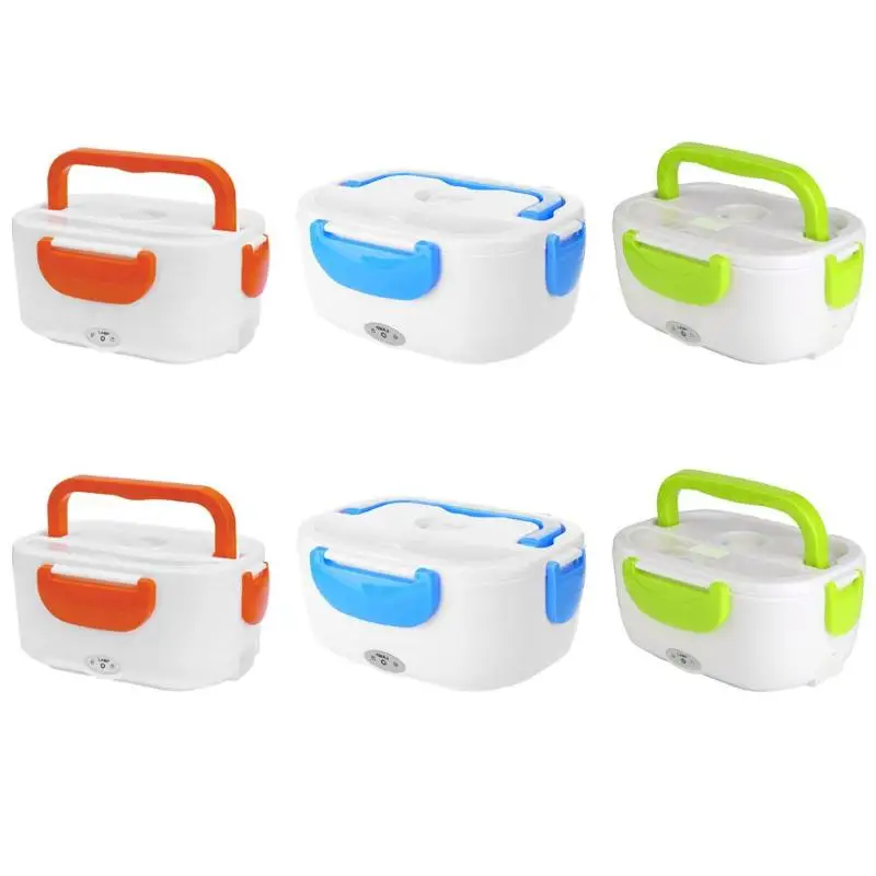 

Portable Electric Heating Lunch Box Food Cooking Machine Warmer Heater Rice Container Dinnerware for Home Auto Car