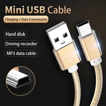 Kebiss mini usb cabo mini usb para usb rápido carregador de dados cabo para mp3 mp4 player carro dvr gps digital câmera hdd mini usb