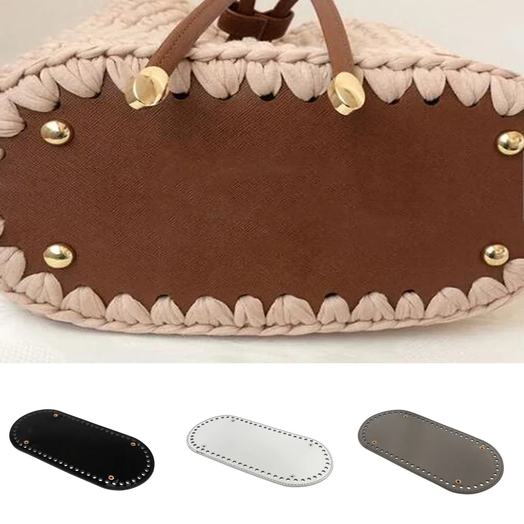 

Pack of 3 Hand-made Crocheting DIY Bag Pad Shaper Bottom Cushion Base Insert