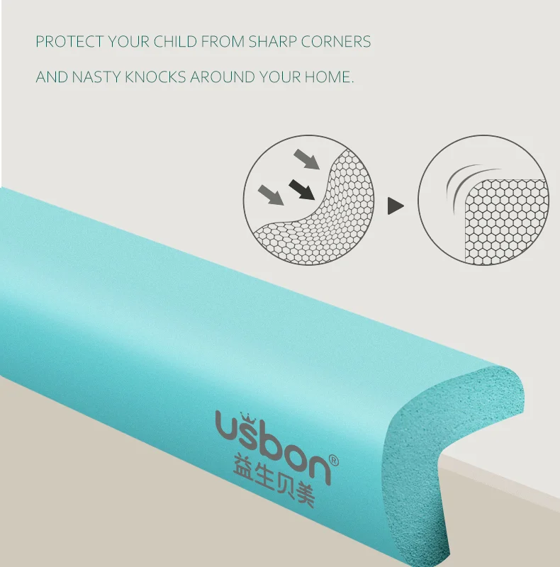 Usbon 1 шт 2 м детская безопасная настольная защитная полоса для края дома подушка защитная полоса безопасная защита детская барная полоса мягкая плотная