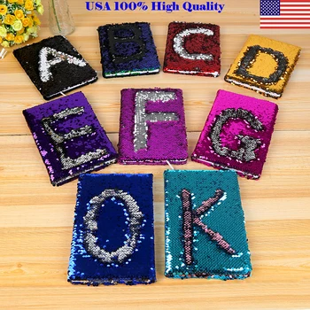 

A5 Reversible Sequin Notebook Notepad Journal Diary Book Xmas Girls Gift USA Bigger Notebooks for Children