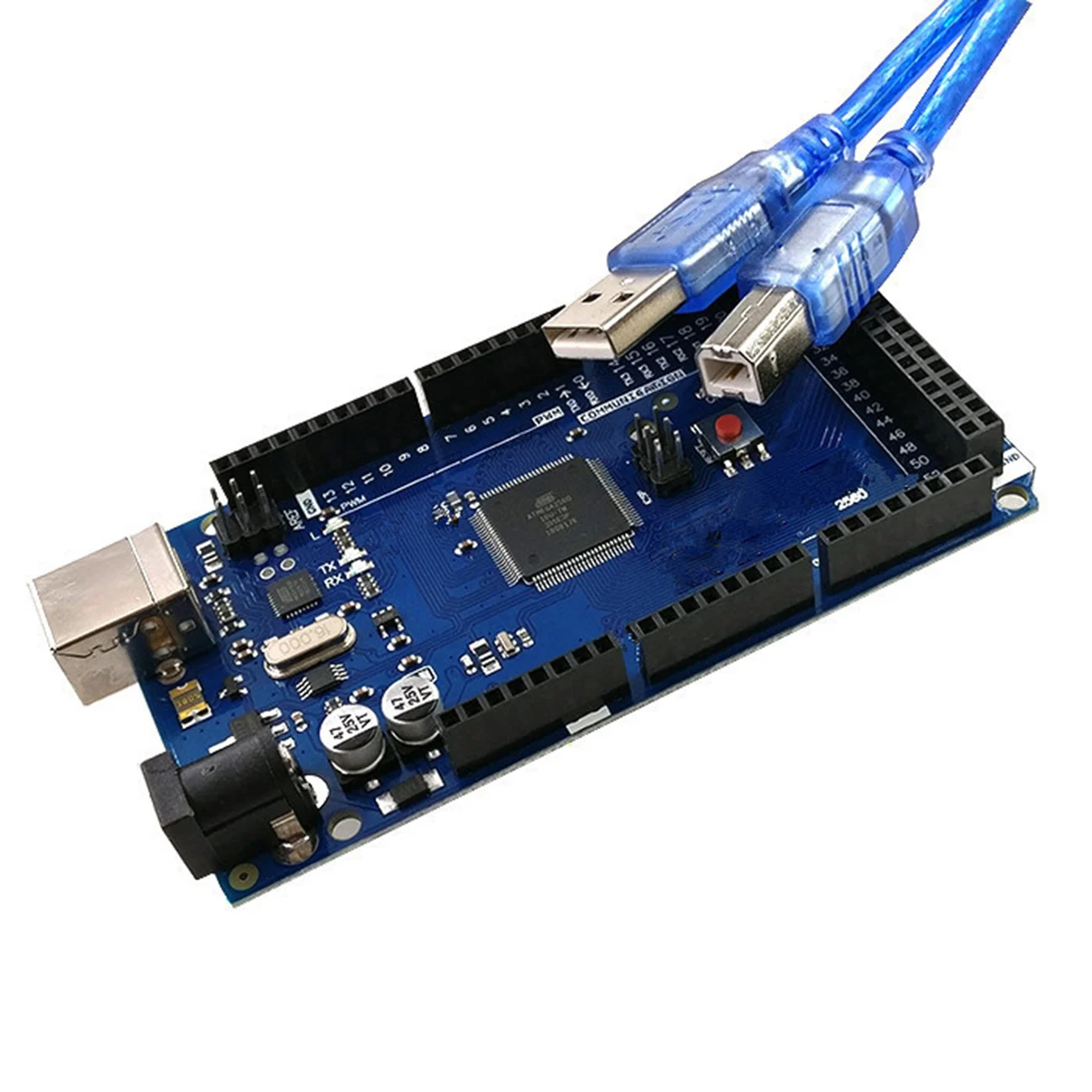 10 шт. MEGA2560 MEGA 2560 R3 ATmega2560-16AU CH340G AVR USB MEGA2560 макетная плата для arduino