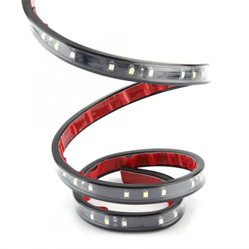 

CLAITE 48 Inch DC9-24V Waterproof Signal Brake Collision Taillight LED Strip Light for Brake Reverse Car F-150 Pickup DC9-24V
