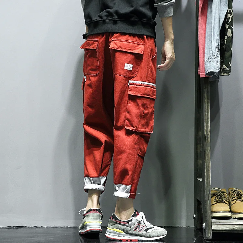 

2020 Spring Main Push Large Size Cohesion Gray Wall Mixed Colors Harem Casual Capri Pants M-5x Hk67