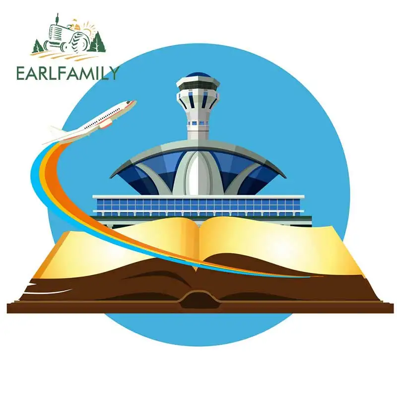 EARLFAMILY 13 см x 10 2 для эмблемы аэропорта индивидуальная Автомобильная наклейка