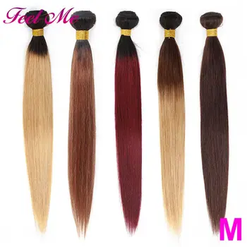 

Malaysia Hair Wave Bundles Pre-Colored 1B/27/30/99J Burgundy Ombre Human Hair 3 Bundles Non-remy Middle Ratio Hair Extension