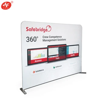 

8ft Tension Fabric Display Trade Show Banner Backdrops Only printing Banner single Side
