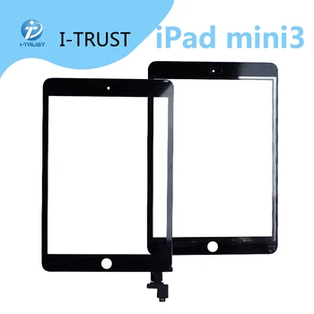 

Hot Sale Touch Glass Screen Digitizer Front assembly for iPad Mini 3 digitizer with Adhesive and IC touch screen