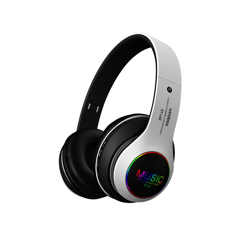 Wireless Bluetooth Headphones Stereo Gaming Headset Support TF Card With Mic US