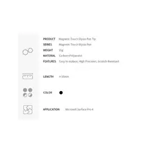 Магнитный стилус ручка наконечник для microsoft Surface Pro 4 заправка емкостная ручка F3MA