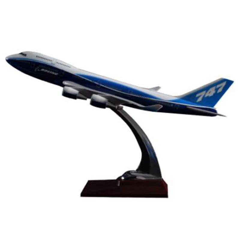 32 см Boeing747 большие игрушечные модели самолетов авиалиний модель самолета с основанием литья под давлением пластиковый сплав самолет коллекционные подарки для детей