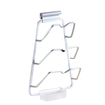 

Wall-mount Cupboard Saucepan Pan Pot Cover Lid Fresh Tool Storage Holder Rack Kitchen Storage Bathroom Organizer Shelf Rack Z2
