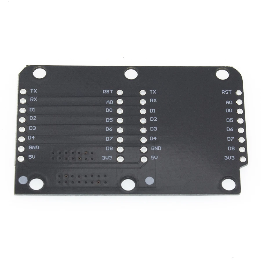 1//2//5PCS WeMos D1 Mini NodeMCU Socket Dual Base Shield for Arduino ESP8266