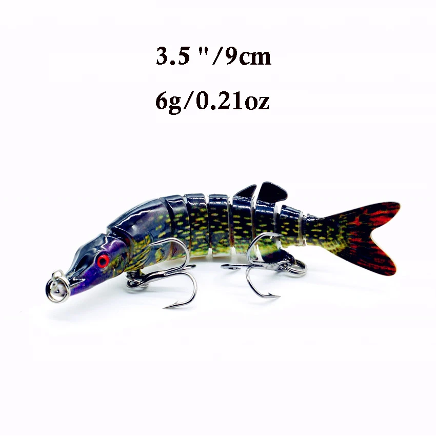 3.5inch 6inch Fishing Lures Swimbait Crankbait Wobbler Lure