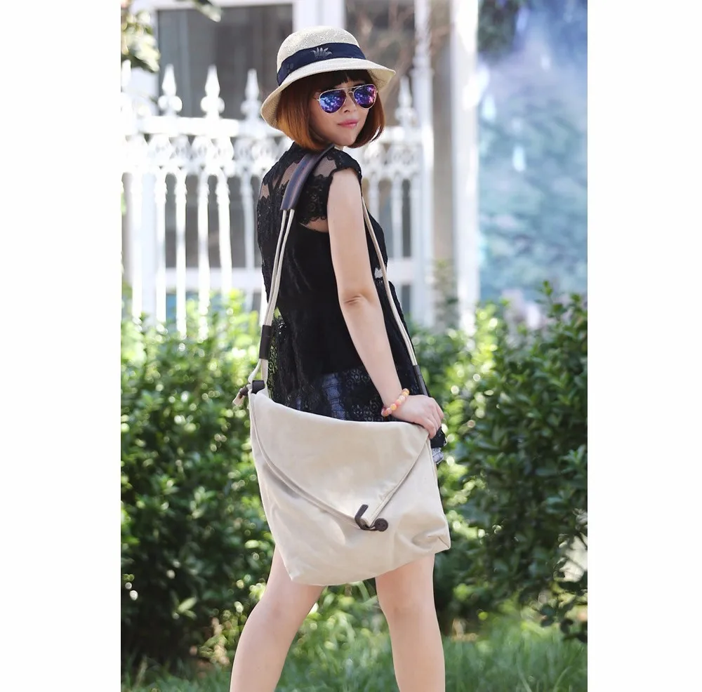 Vintage Canvas Shoulder Bag European And American Style Casual Unisex Handbag Men Women Retro Large Capacity Messenger Bags TTOU (1)