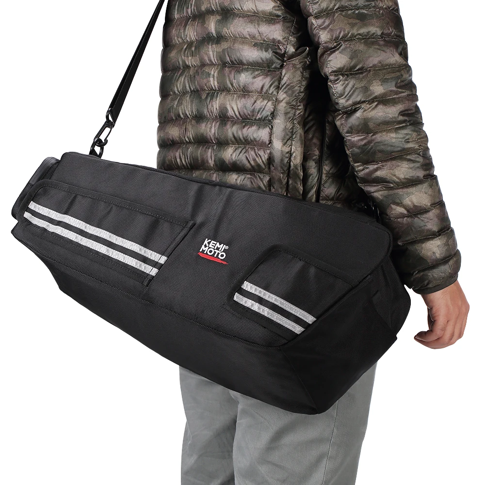 Honda Ruckus Zoomer 2010 - 2019: Waterproof Bag Under Seat Cargo Storage - KEMiMOTO Motorcycle Rear Back Seat Luggage image 5