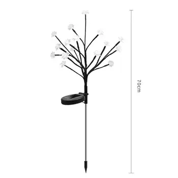 

2PCS Energy Saving Solar Lamp Cherry Tree 16 LED decoration christmas Garden Ornamental Blossom Solar Lights Branches