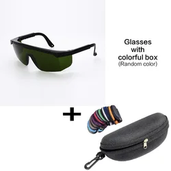 Multicolor Adjustable Safety Goggles for Welding and Eye Protection (Dark Green with Box)