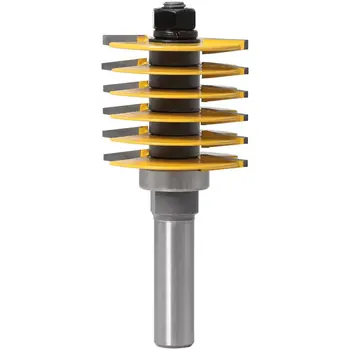 

durable 1/2 shank Adjustable Finger Joint Router Bit Tenon Cutter Industrial Grade for Wood Tool practical