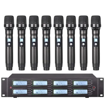 

Professional UHF wireless microphone system metal handheld microphone used for school outdoor church stage microphone wireless