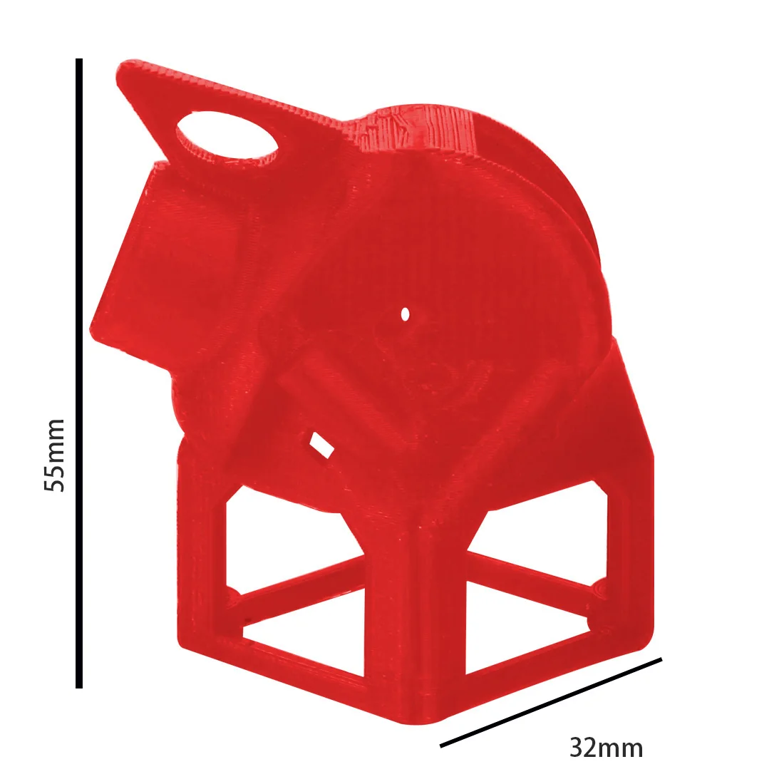 ShenStar TPU 3D Printed Printing 19mm Camera Cover Case Mount Adapter for Toothpick Rack RC Racing Drone Quadcopter Accessory