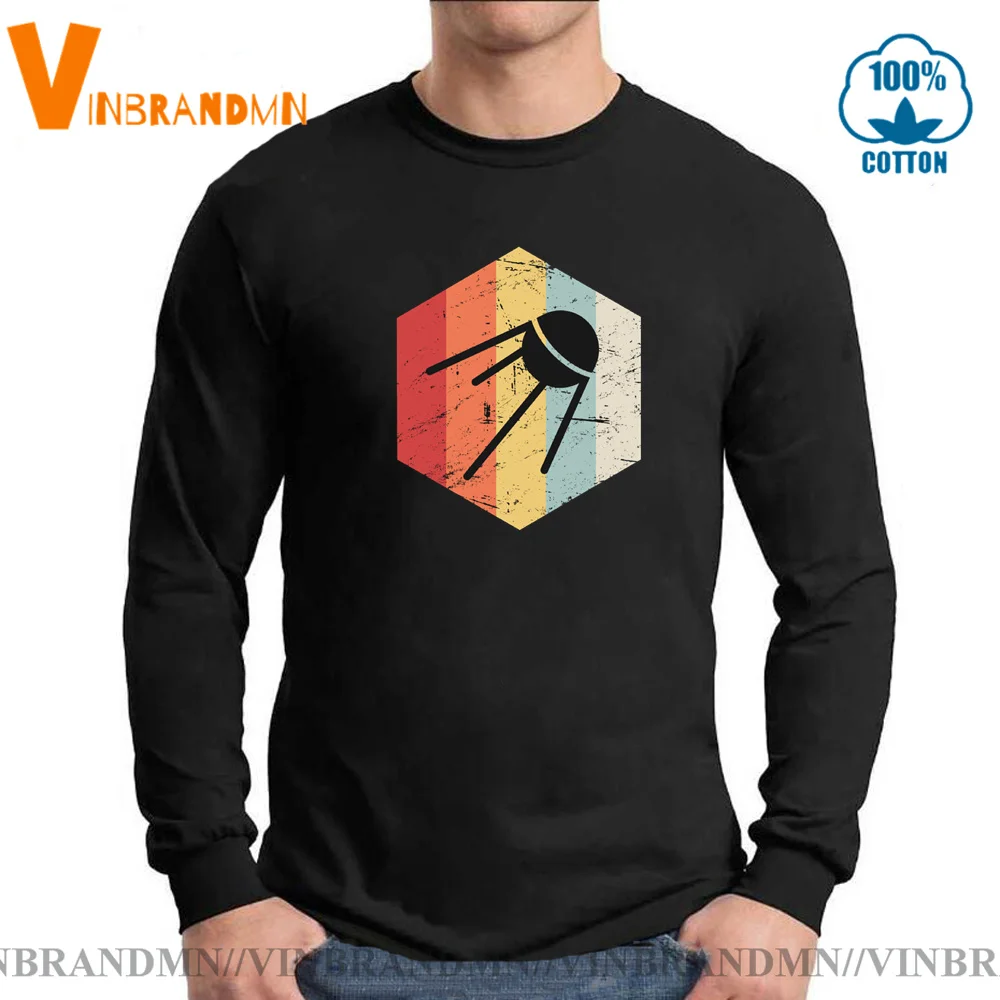 T-Shirt Cccp Russe Stazione Spaziale Internazionale Razzi Tee Vintage Space Navetta T-Shirt Retro T-Shirt Icona Espettnik Sovietica