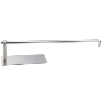

Paper Towel Holder Under Kitchen Cabinet - Self Adhesive Towel Paper Holder Stick on Wall, SUS304 Stainless Steel