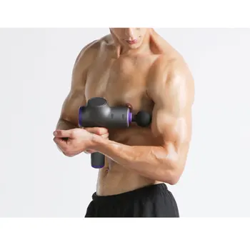 

GOLOWEB rechargeable battery cordless deep muscle tissue sports vibration massage gun with LED touch screen