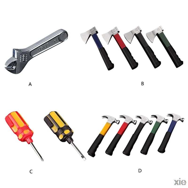 

Creative Portable Mini Repair Tool Shape Cartoon Cigarette Lighter Spanner/Hatchet/Screwdriver/Hammer Refillable Gift