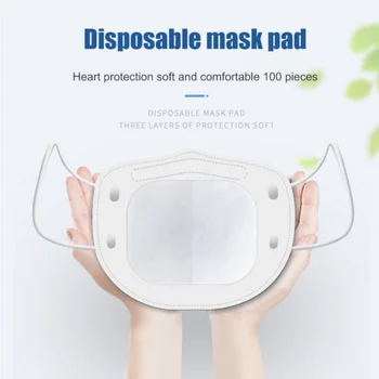 

Practical 100Pcs/Lot 3 Layers Disposable Filter Insert Protective Filter mouth Mask anti dust mask Cloth Protective