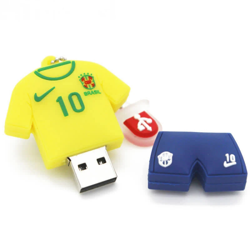 Usb Flash Drive 128gb Fashion Soccer Clothing Series Football Shirt Memory Stick 4GB 8GB Pendrive 16GB Pen Drive 32GB 64GB Gift (19)