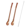 2pcs Rose Gold