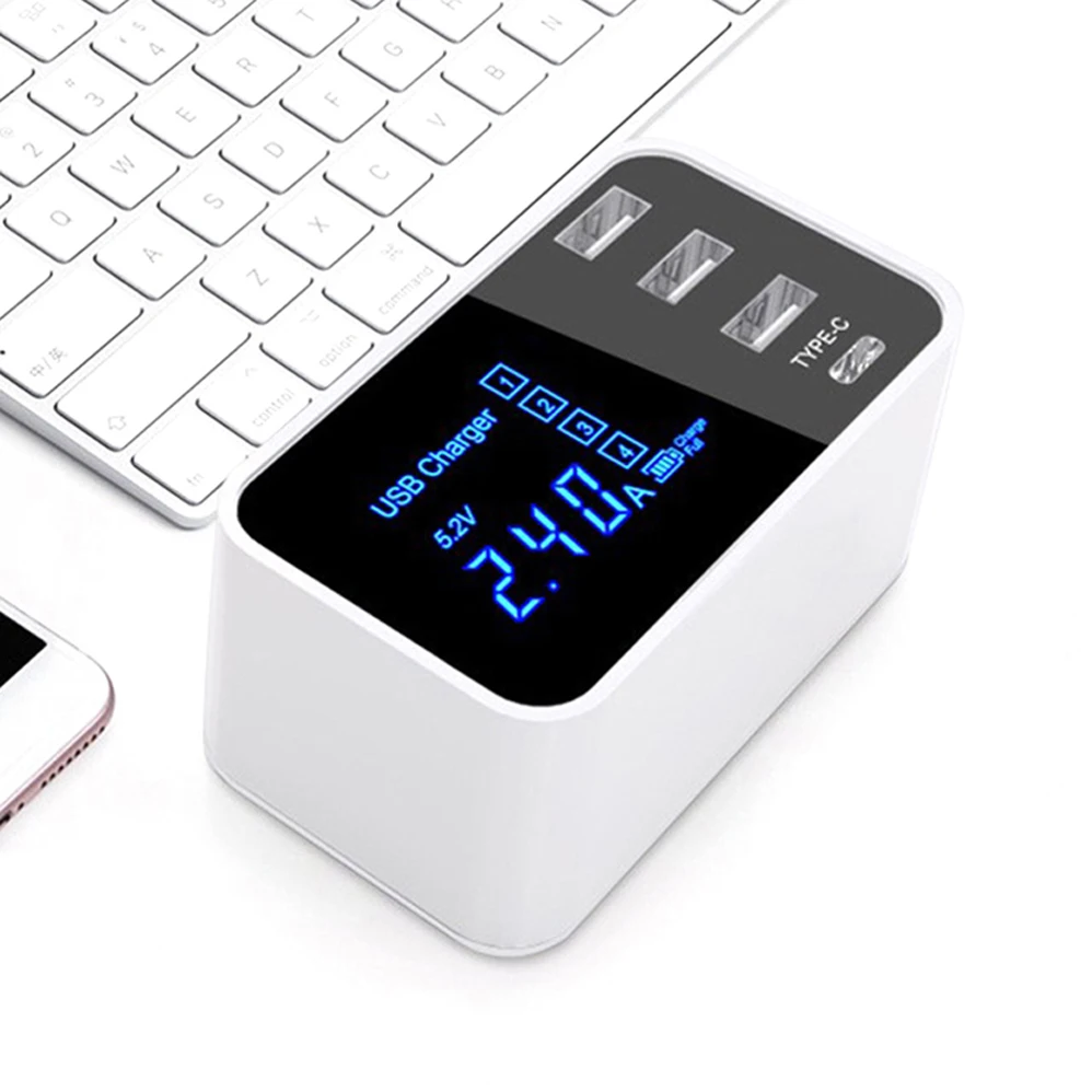 Мульти быстрое зарядное устройство PD Тип C USB зарядное устройство для samsung iPhone huawei планшет оppo хiaomi быстрое настенное зарядное устройство США ЕС Великобритания штекер Адаптер